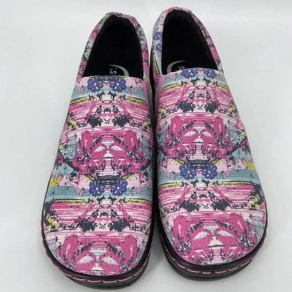 KLOGS Naples Comfort Clog Work Mule Leather Miami Vice Pink Women's Size 11 - Picture 6 of 12